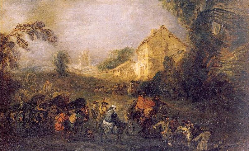 The Burdens of War, WATTEAU, Antoine